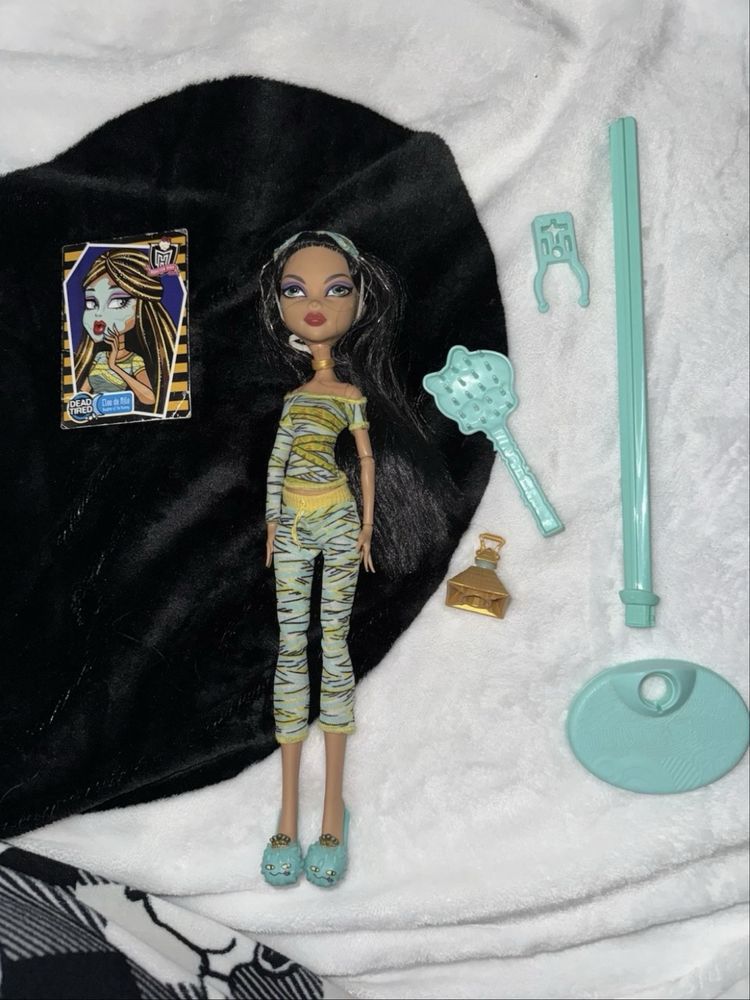 monster high монстр монстер хай кукла клео cleo dead tired спальная