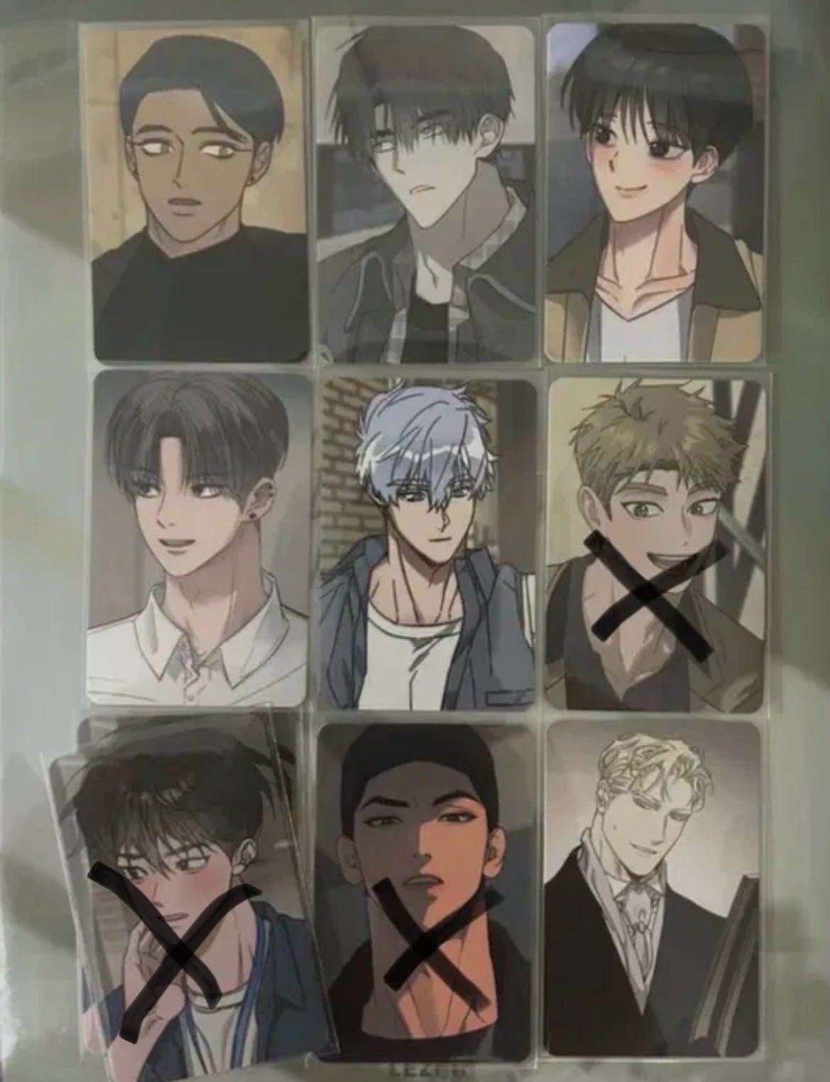 Рандом карты от Lezhin x Boomtoon