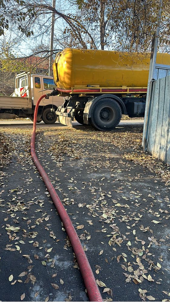 10 кубов Откачка септиков Ассенизатор по городу Алматы и области
