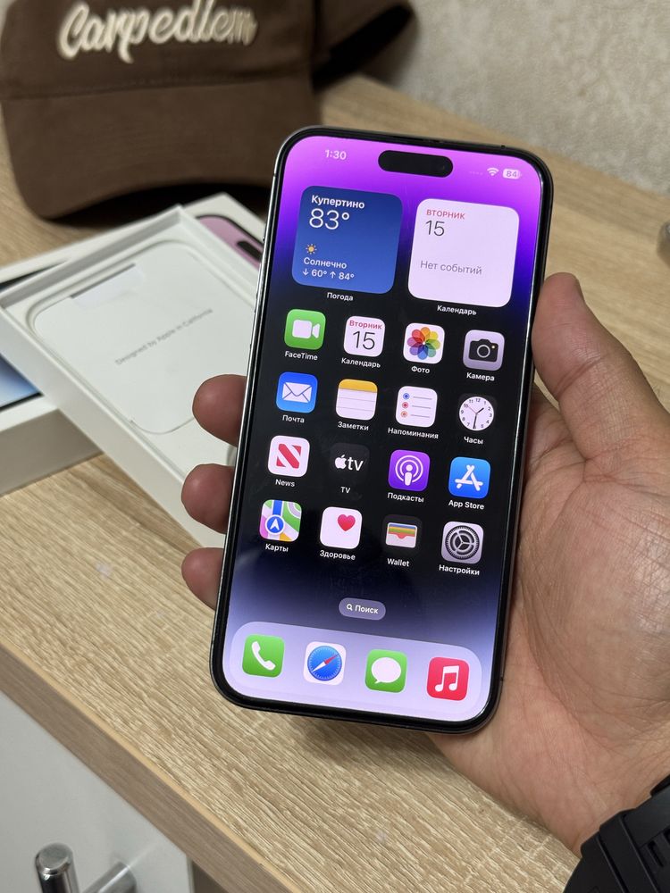  iPhone 14pro max 5G 256gb ru/a EAC deep purple