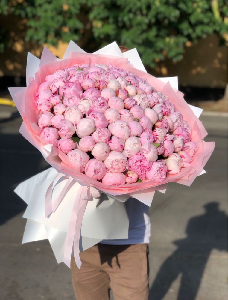 Пионы, Голландские Пионы, Кустовые розы