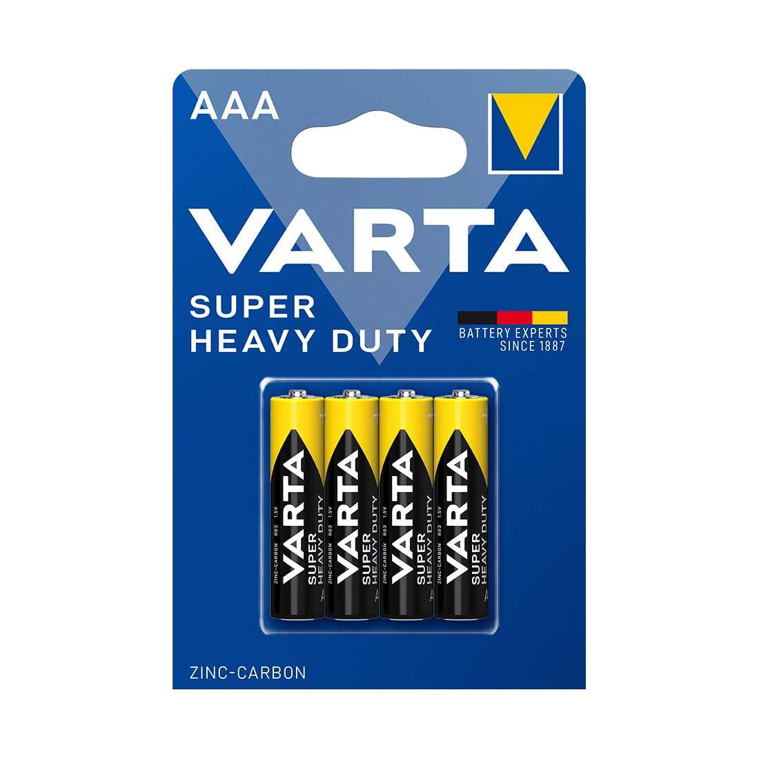 Батарейка VARTA Super Heavy Duty, Longlife R6 - AA, R03 - AAA, C - R14