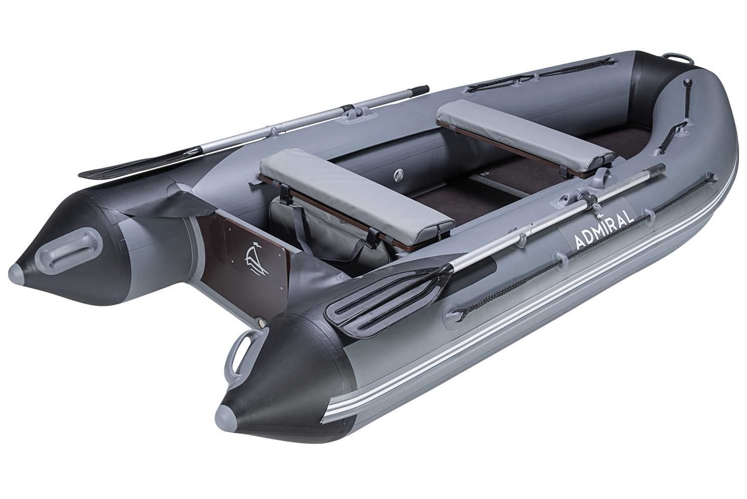 Лодка Адмирал АМ-320S (Sport)  ( цвет голубой - серый )