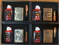 Бензиновая зажигалка. Набор бензиновых зажигалок + мундштук. Zippo