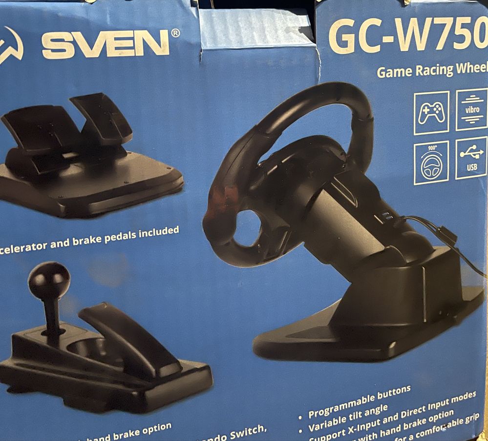 Руль игровой Sven GC-W750