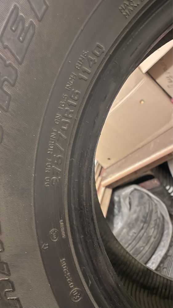 DUNLOP Grandtrek SJ6 275/70 R19 114Q без шипов
