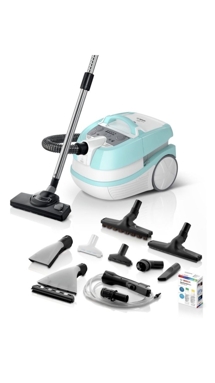Продаю моющий пылесос Bosch BWD420HYG голубого цвета