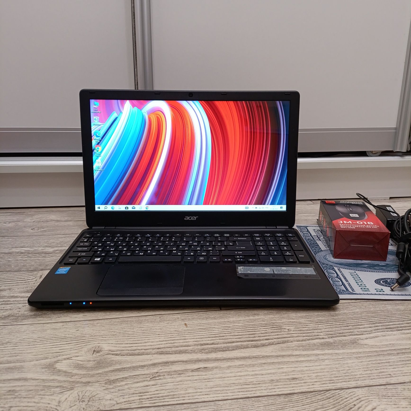Acer Aspire/HDD-750GB/Windows 10/ОЗУ-4ГБ/4-ядра/Мышка и Коврик!