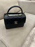 Сумка оригинал CHANEL TRENDY CC SMALL FLAP BAG коробка документы чек