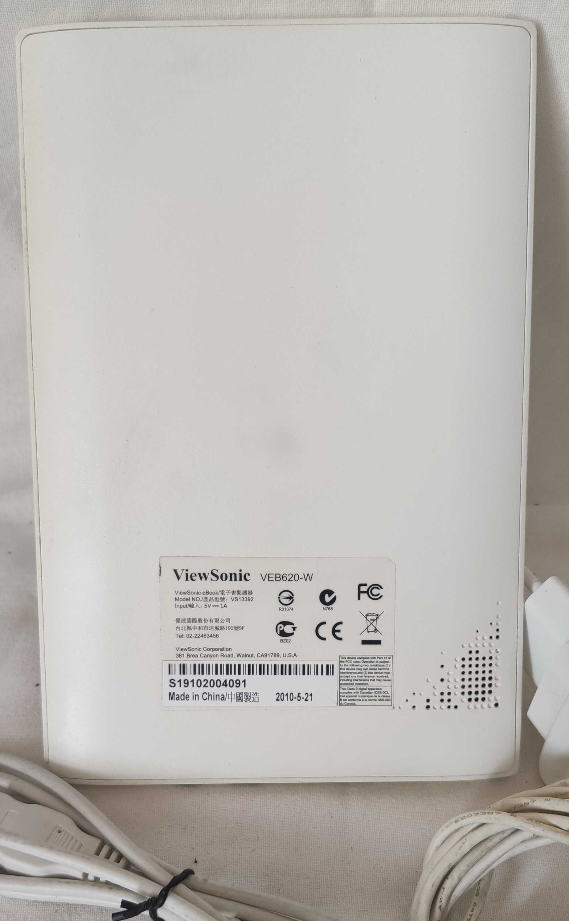 Электронная книга ViewSonic VEB620-W