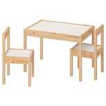 Детский стол и стульчики Ikea