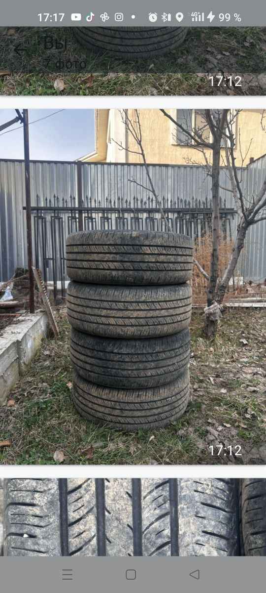Колеса в сборе с летней резиной продам