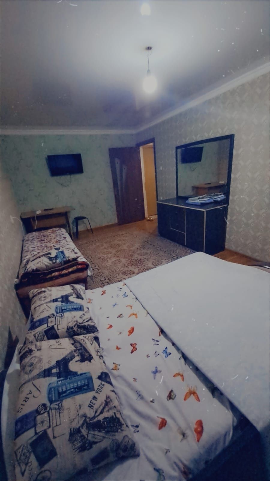Сдам 1 комнатную квартиру в мкр 16 мкр суточно упакованная чистая