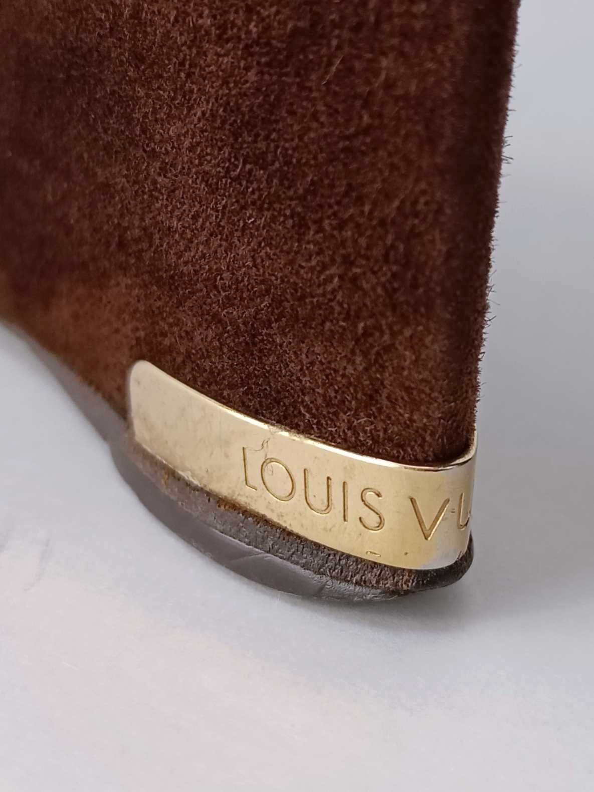 Оригинал Louis Vuitton 38. Сапоги танкетка женские