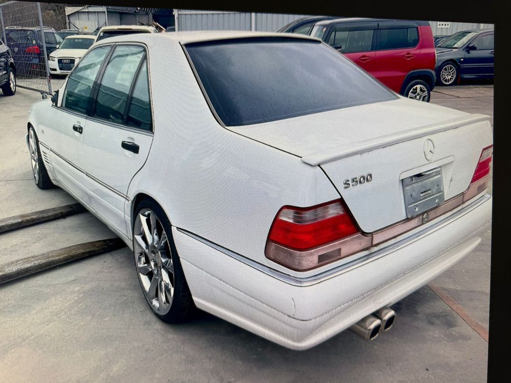 W140 машина на запчасти из японии,левый руль.