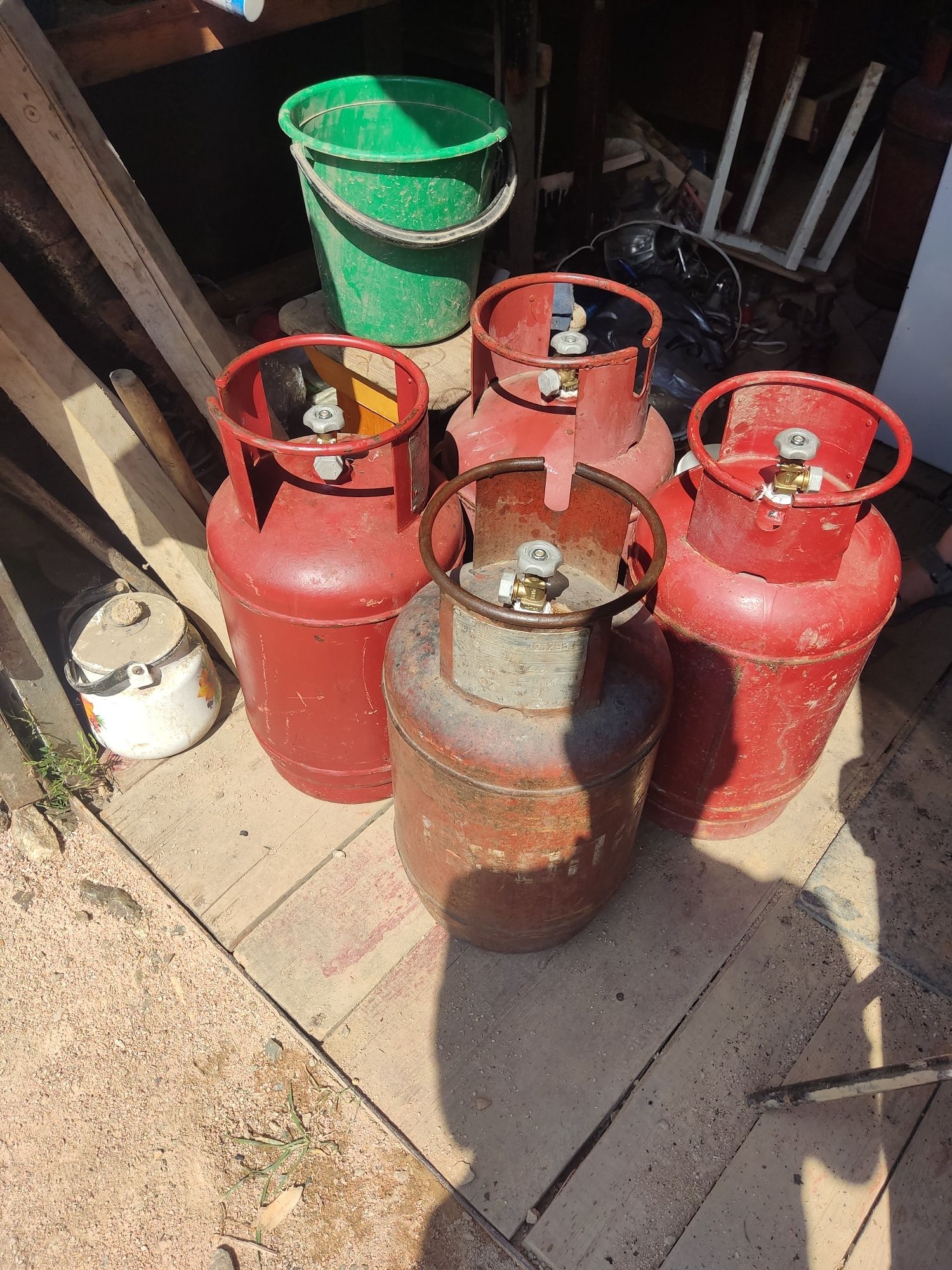 Продам газовые баллоны разных объёмов