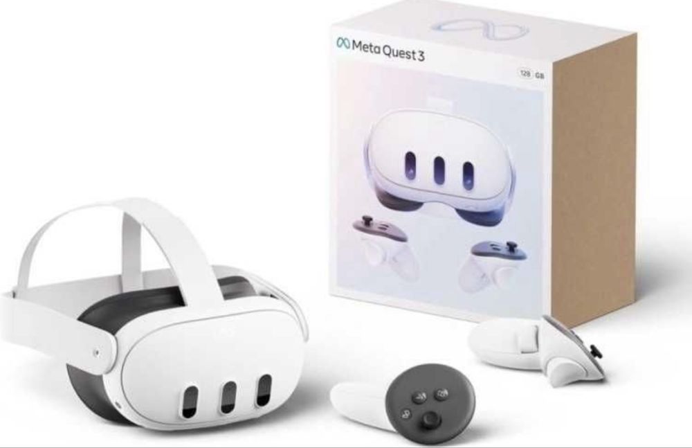 VR очки Meta Quest 3, 128 gb с удобным креплением