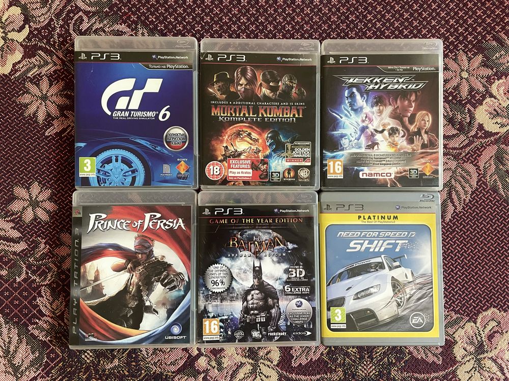 Игры диски на Ps3