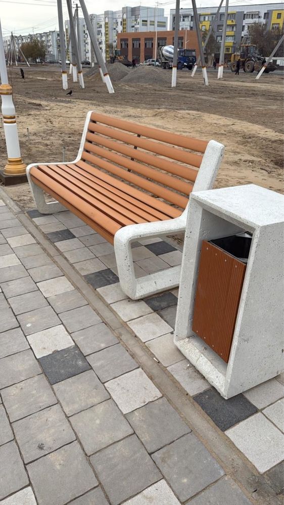 Скамейка из мрамора. Вечная красота! Скамейки Лавочка Урна Стол Стулья