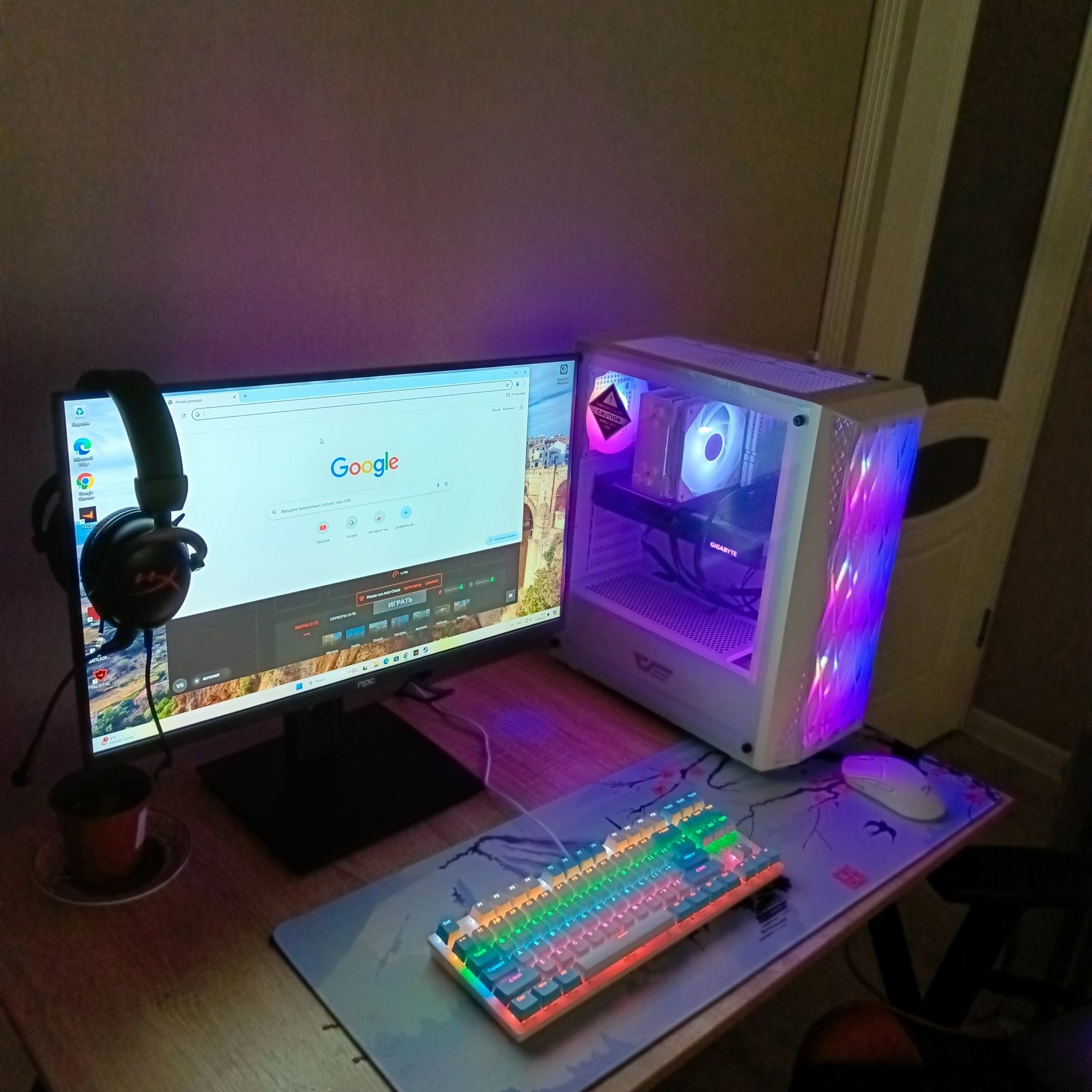 Игровой ПК. Ryzen 7500-F Компьютер игровой.