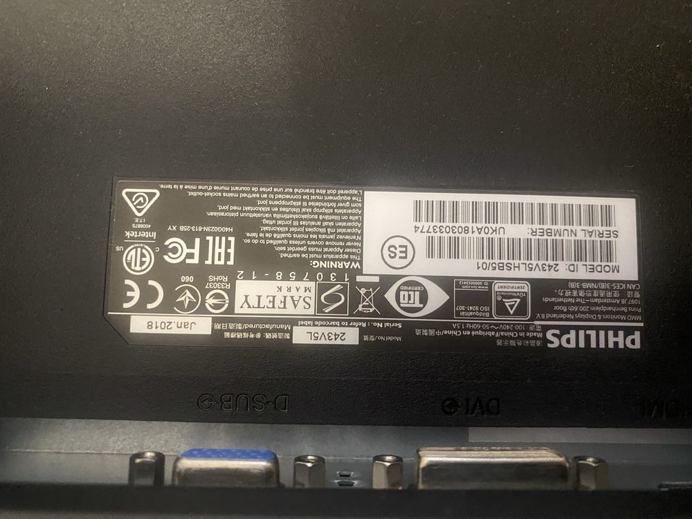 Монитор philips 23,8’