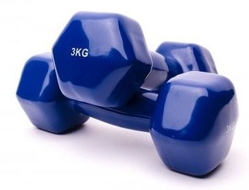 Гантели для фитнеса обрезиненные 1+1 кг Bestsport в Нур-Султан