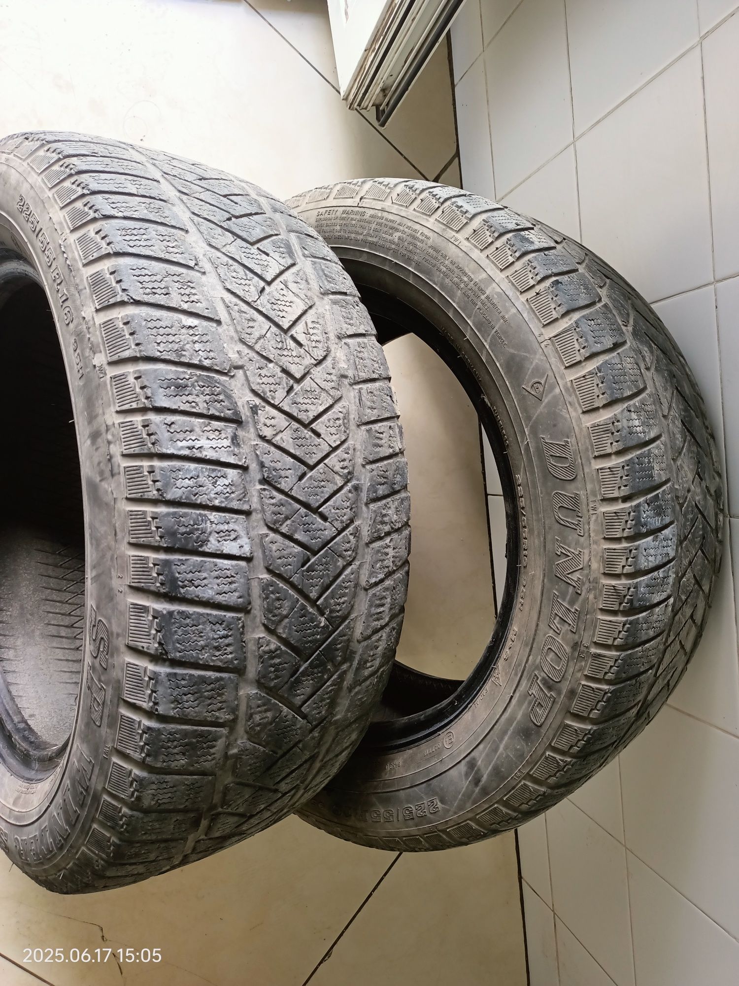 Шины  Dunlop 225'55'16