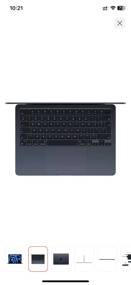 Ноутбук Apple MacBook Air 13 2024 / 16 Гб / SSD 256 Гб