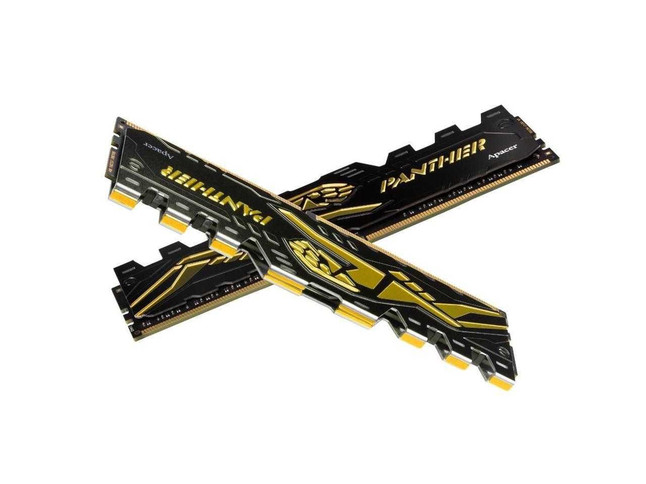 Озу 32 гб / Apacer Panther 2 x 16gb 3200mhz cl16 / Оперативная память