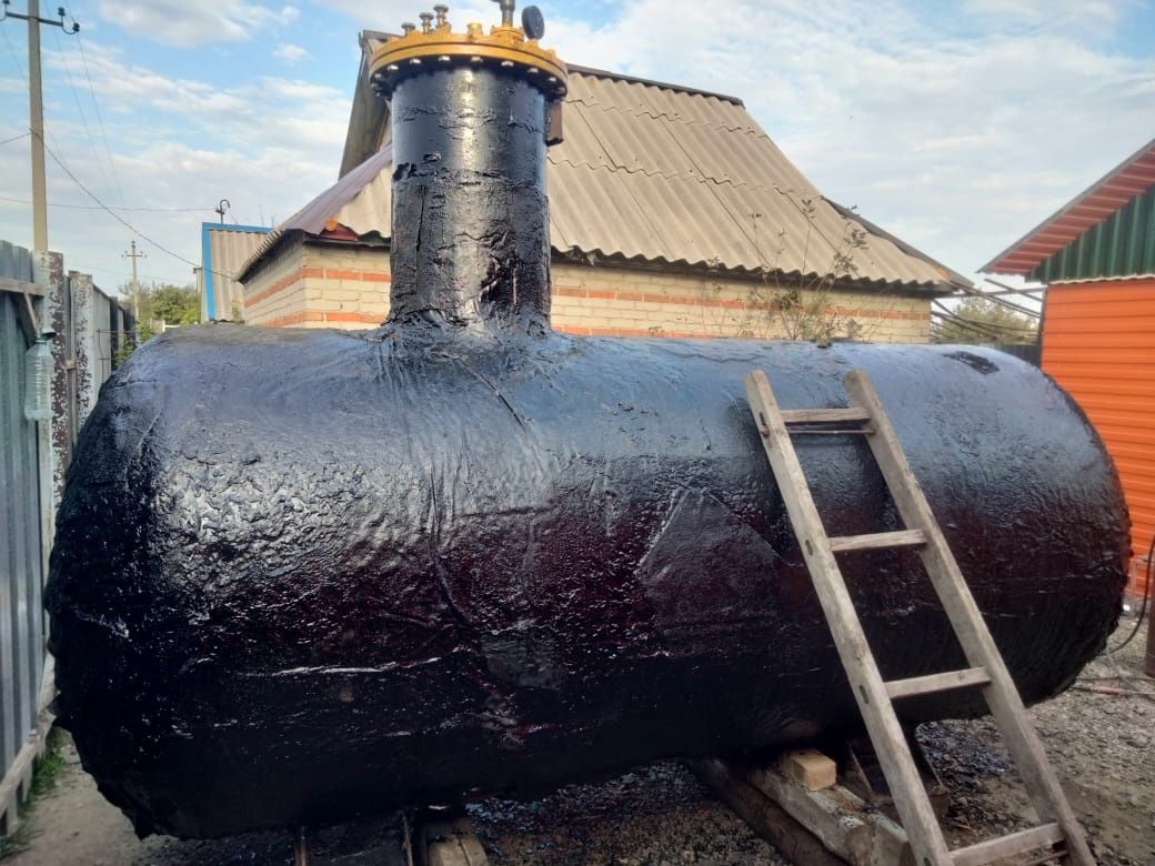 Установка газгольдера