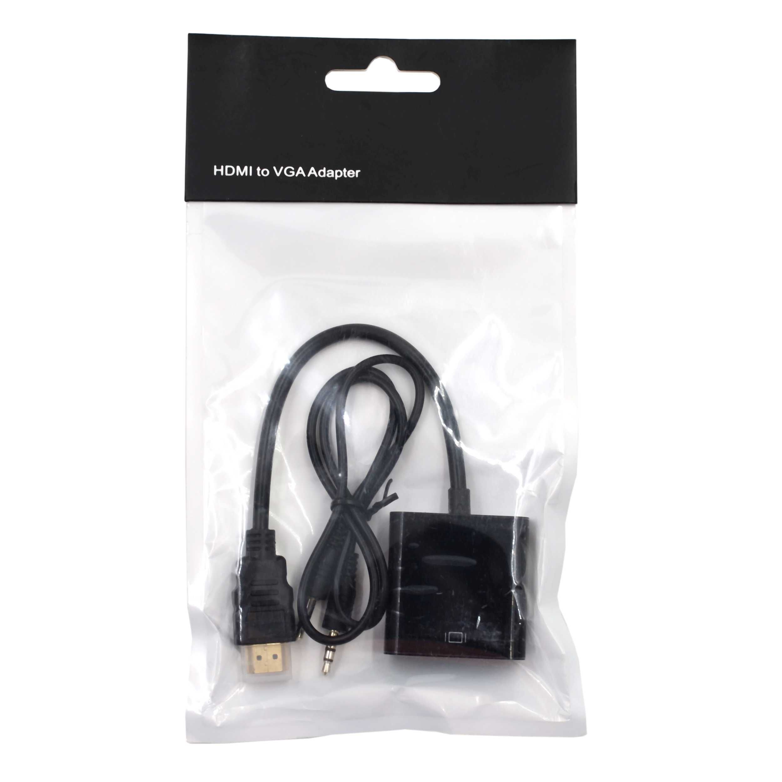 Конвертер HDMI M - VGA F + 3.5 мм