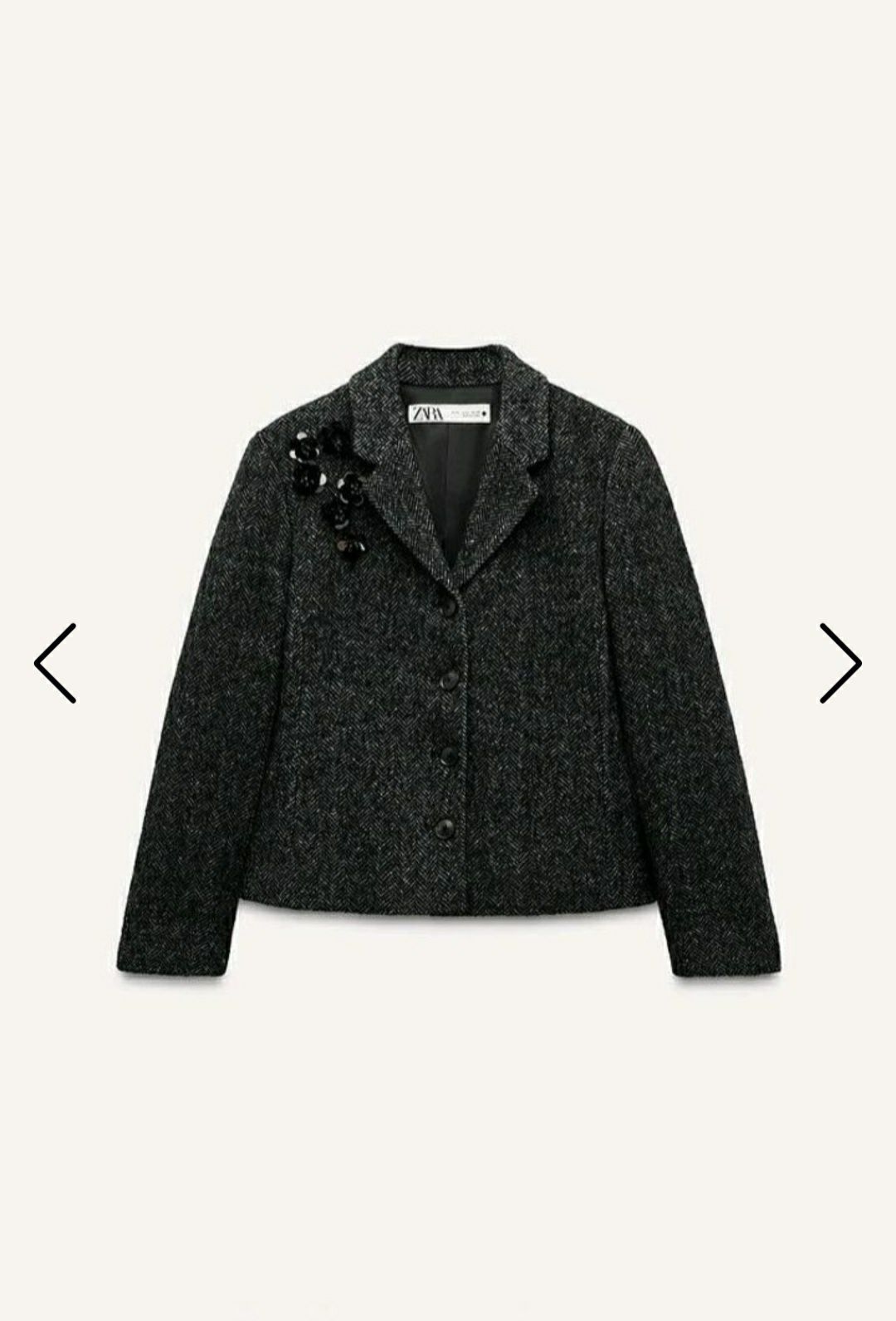 Твидовый жакет новый ZARA
