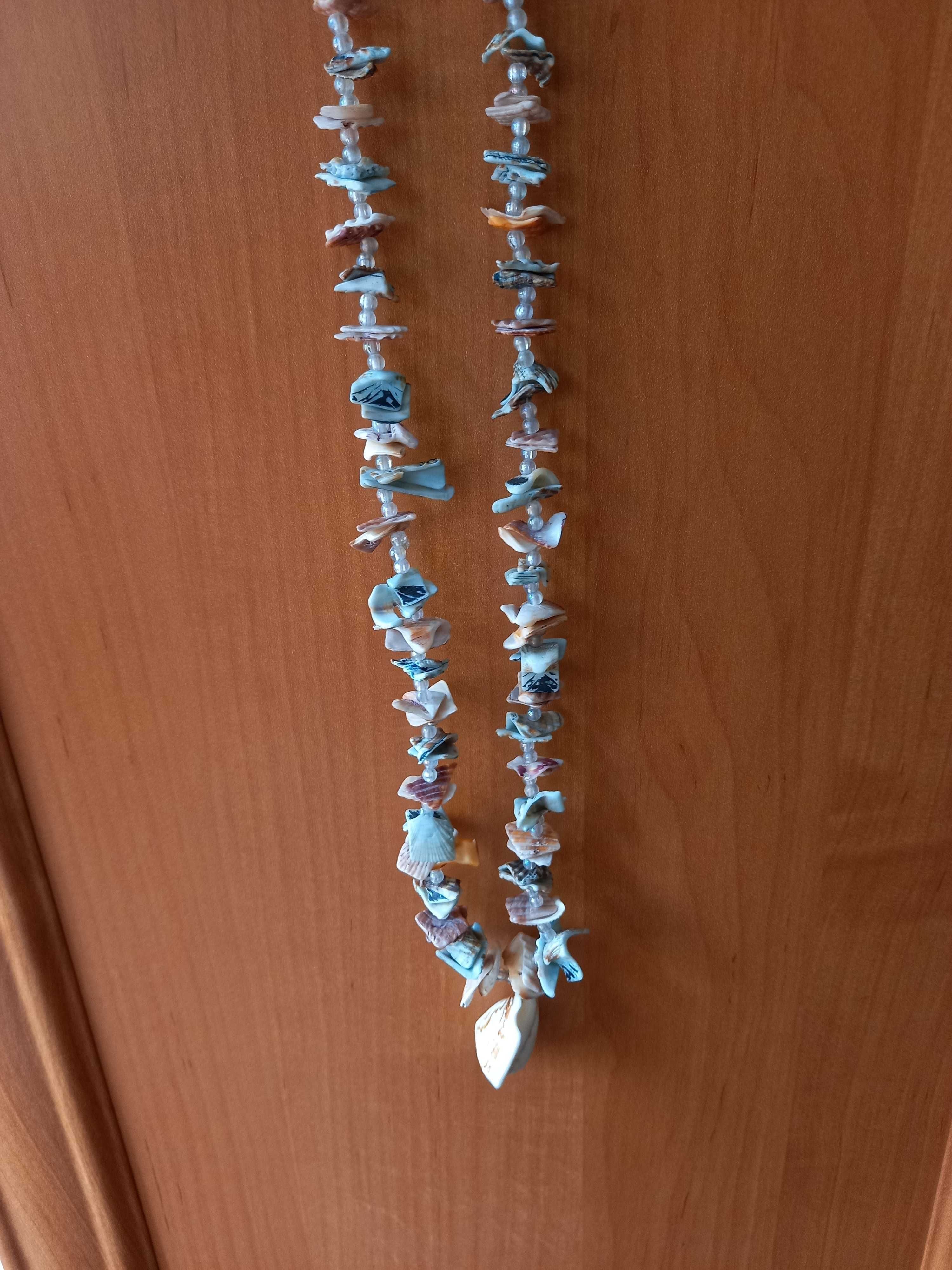 Украшения из ракушек. Ожерелье, браслет. Подарок