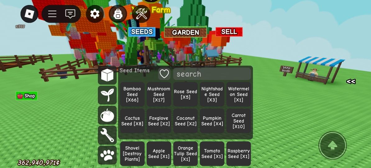 Продажа аккаунта в рб прокачка Grow a garden.