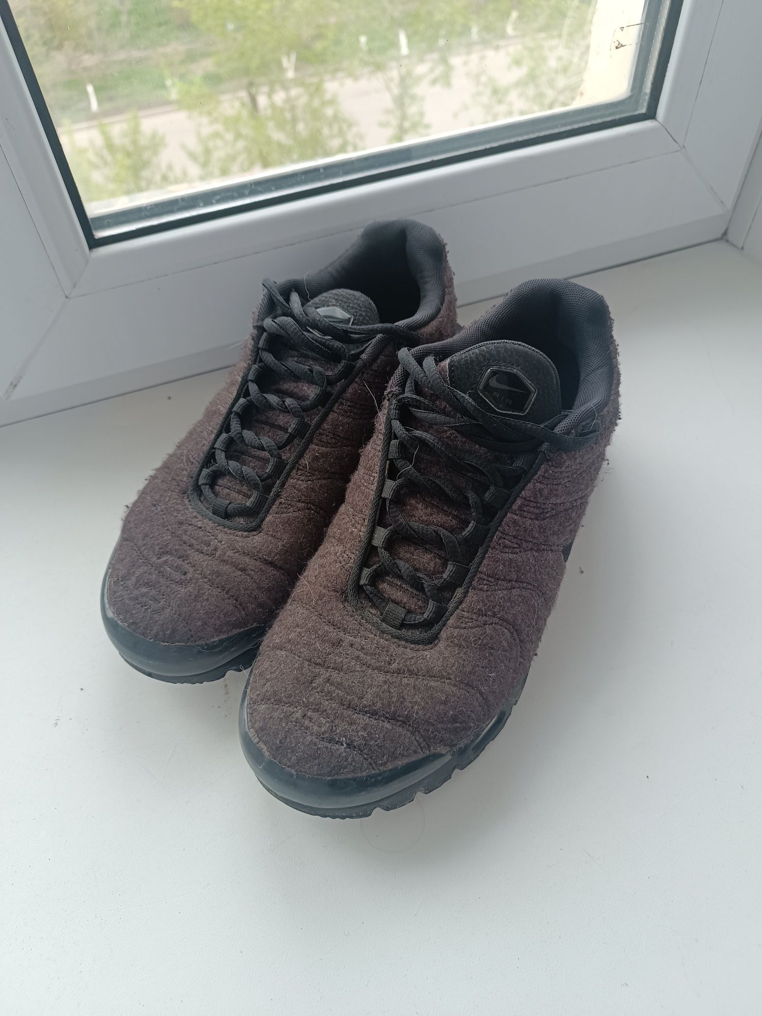 Рарные nike air max plus quilted black trainers