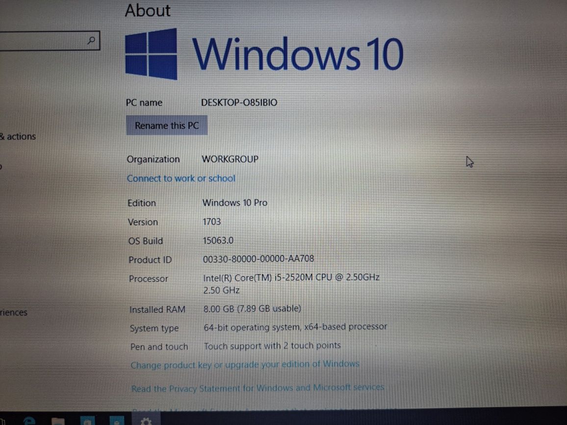 Lenovo Thinkpad из Германии - Windows 10