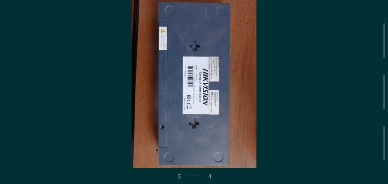 Hikvision ds-3e0109p-e/m POE СВИТЧ 8-портовый