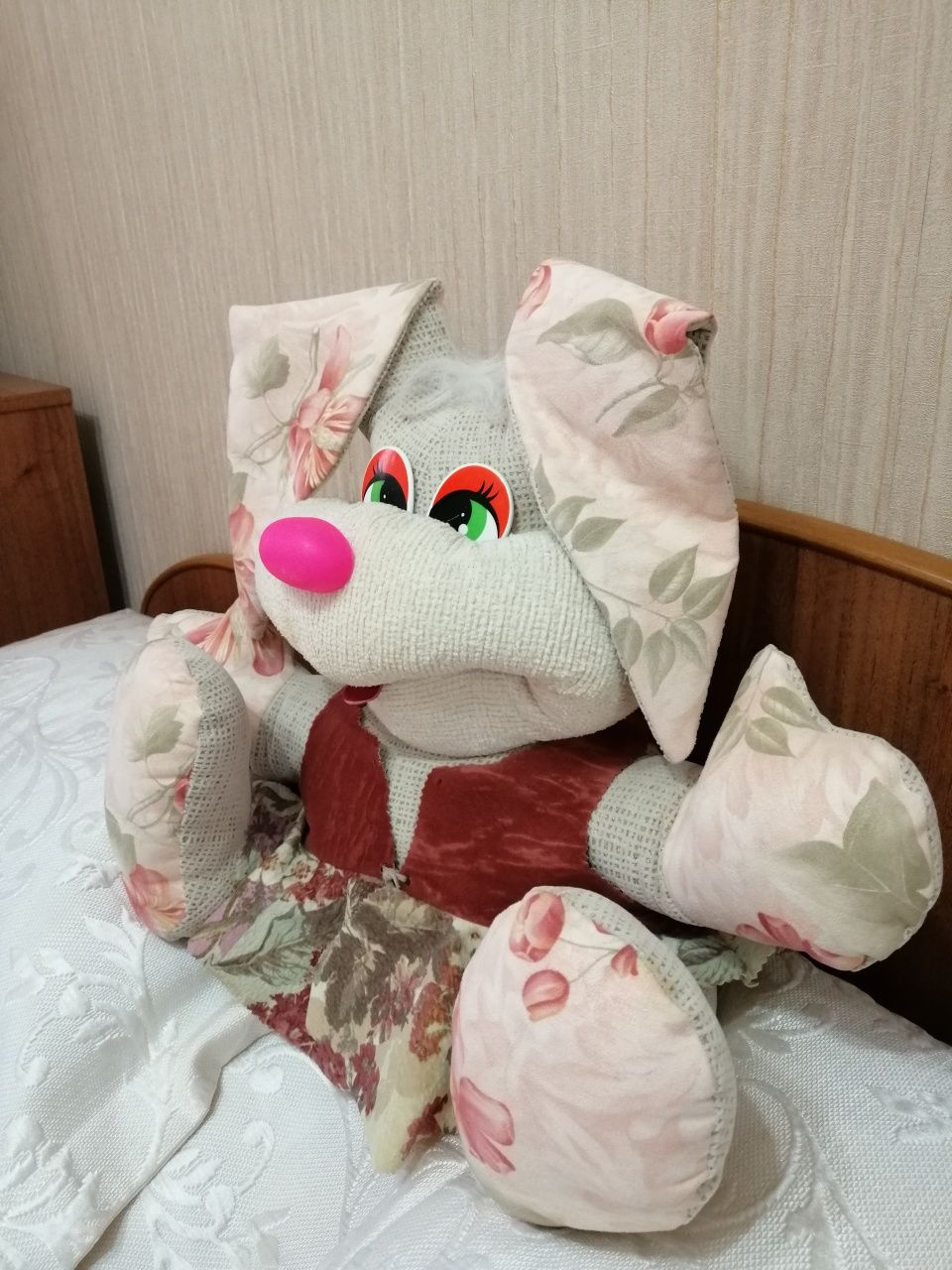 Игрушка интерьерная зайка, мягкая игрушка