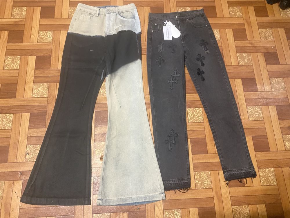 Новые Джинсы Chrome Hearts и Rick Owens Type