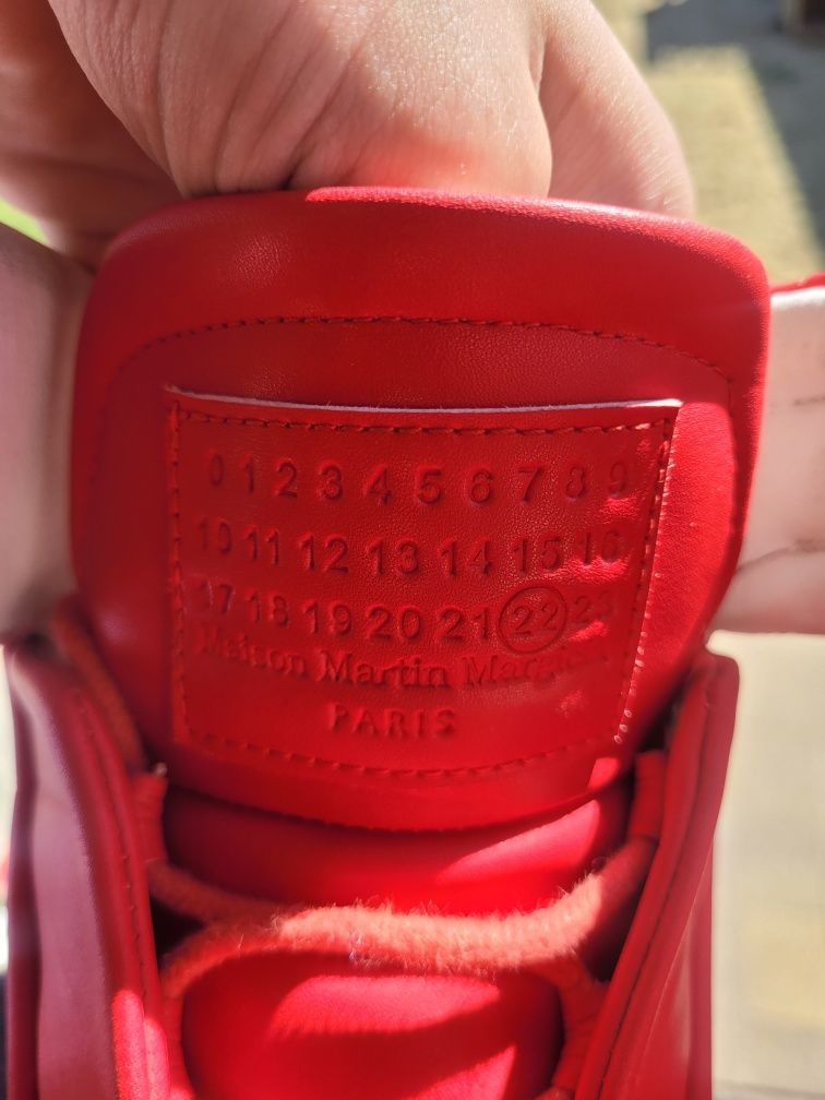 Maison margiela future Red high