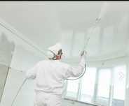 Покраска стен и потолков безвоздушным аппаратом или валиками на выбор