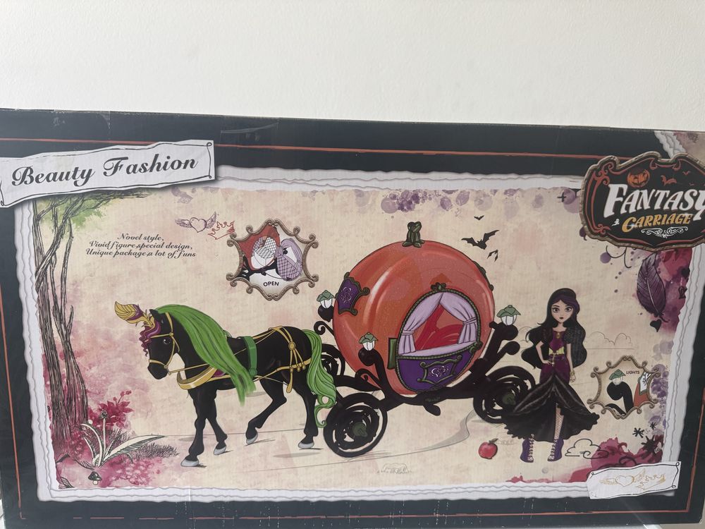 Кукольный набор Карета Принцессы|Fantasy Carriage| с куклой