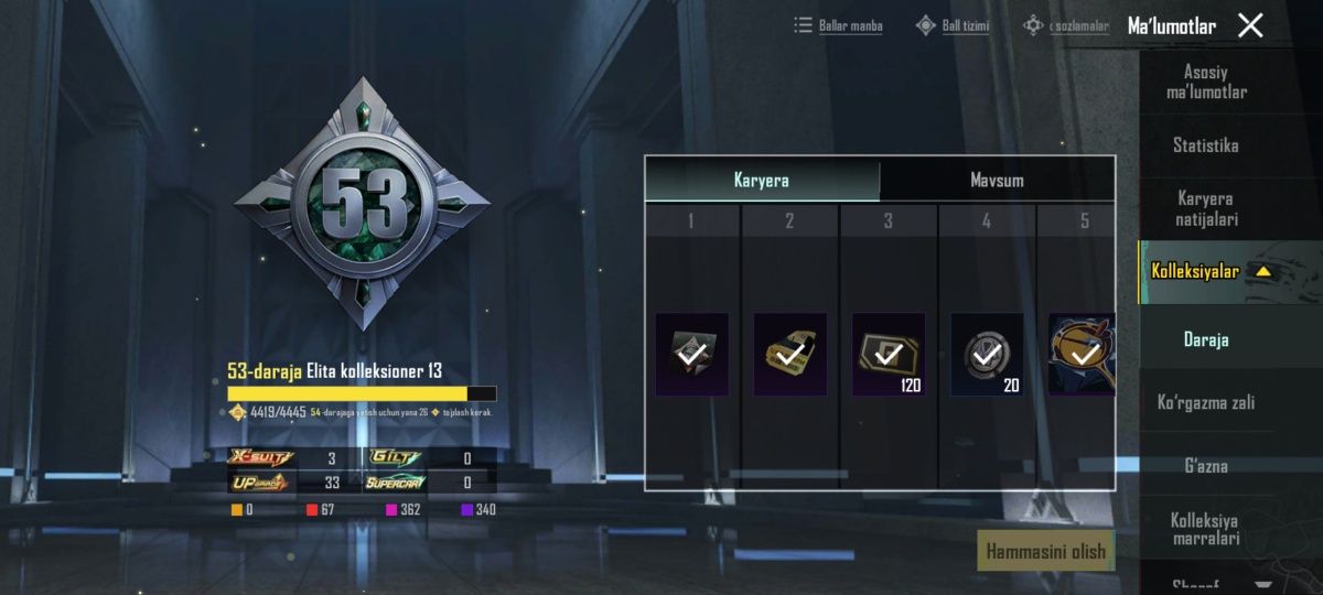 Pubg 68 level akk