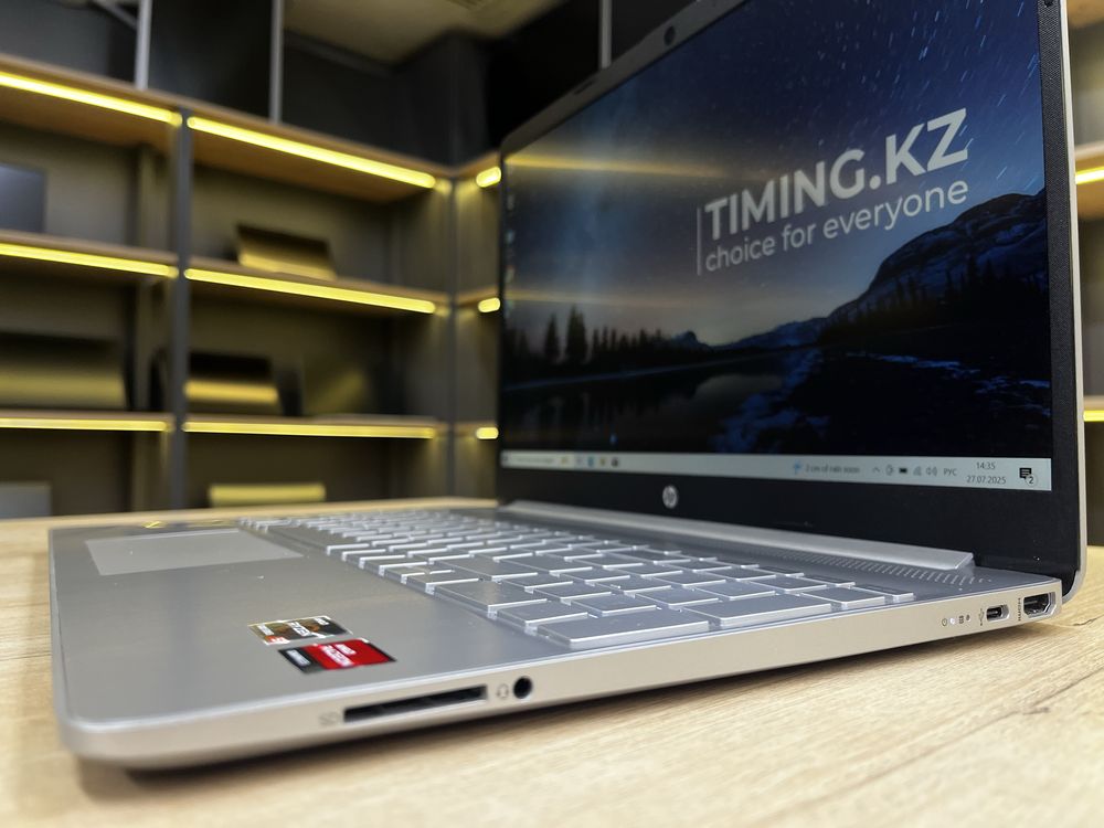 Офисный ноутбук HP Laptop 15s - Ryzen 5 5500U/8GB/SSD 512GB