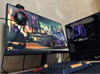 МОЩНЫЙ ИГРОВОЙ КОМПЬЮТЕР с 144 гц монитором 27 дюймов