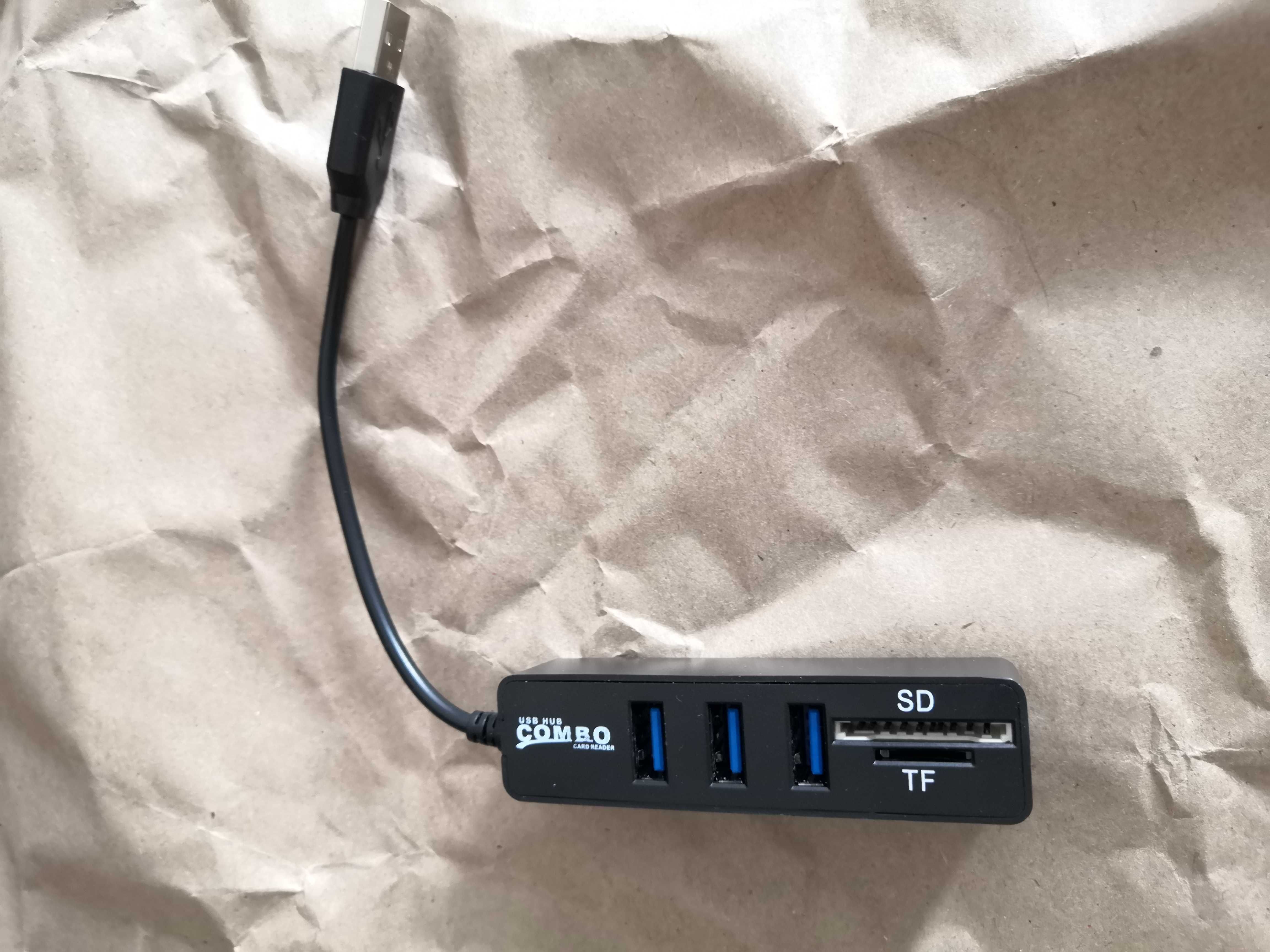 Cardreader кардридер переходник usb hub для sd карт памяти