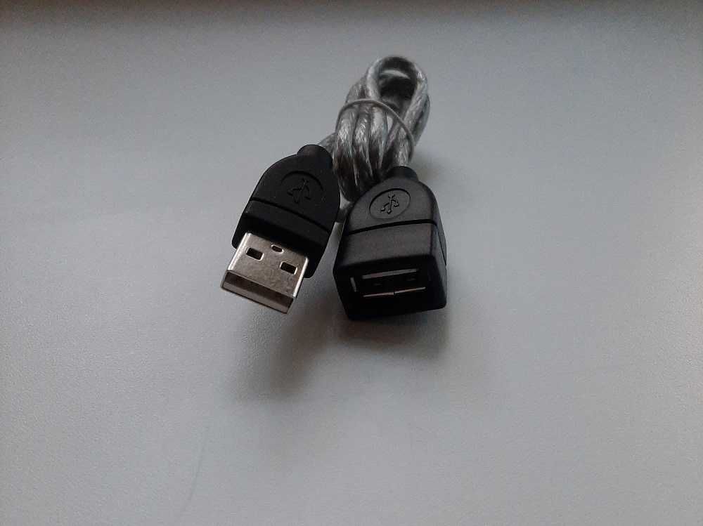 Продам новый шнур USB A папа на USB A мама 0.5 метра