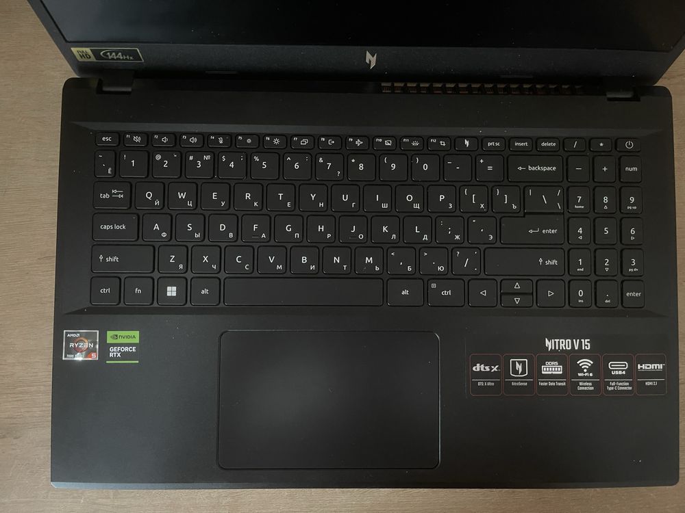 Продам acer nitro v5 rtx 2050 r5 7535HS