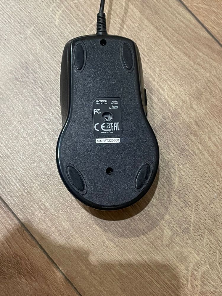 Мышь  A4Tech N-708X черный