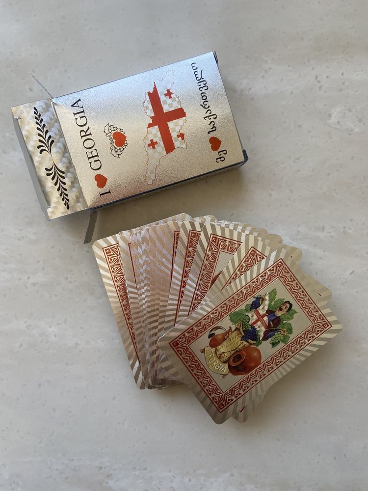 Новая колода карт, сувенирная, из Грузии
